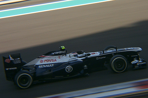 Williams FW35 Renault Driven by Valtteri Bottas in Action