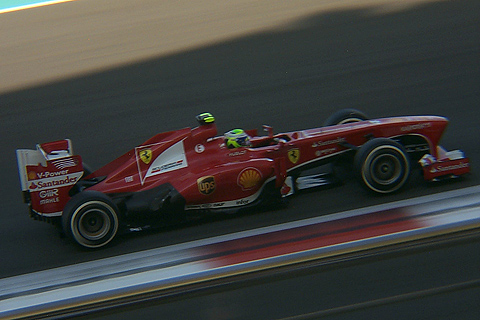 Ferrari F138 Driven by Felipe Massa in Action
