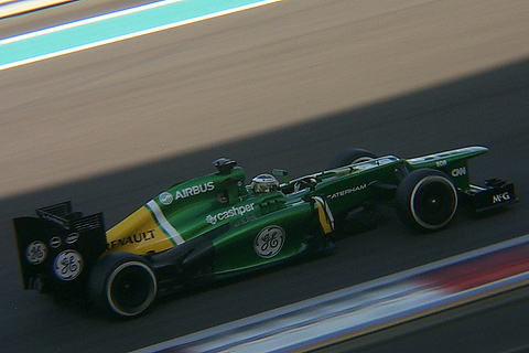 Caterham CT03 Renault Driven by Charles Pic in Action
