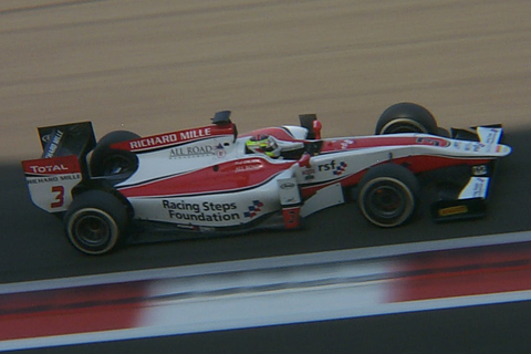 Dallara GP2/11 Renault driven by James Calado in Action