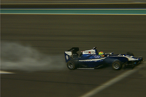 Dallara GP3/13 AER driven by Alexander Sims in Action