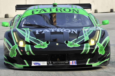 Ferrari F458 Italia GT Driven by Ed Brown and Guy Cosmo in Action