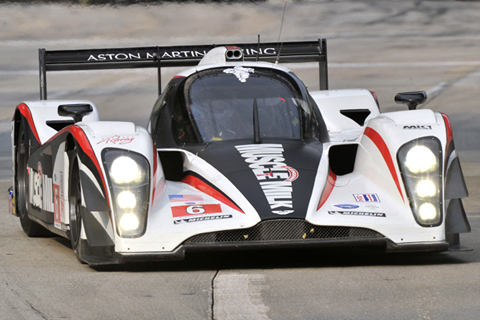 Aston Martin Lola B08 62 Driven by Romain Dumas and Klaus Graf in Action