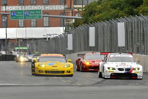 GT Cars Battle for Position