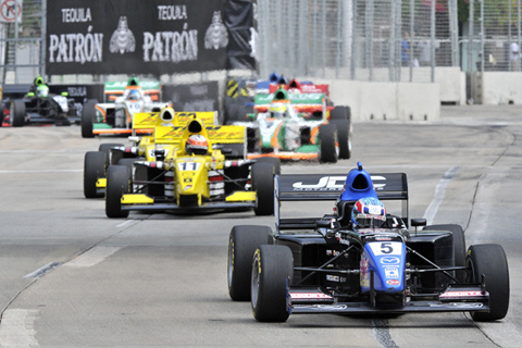 Star Mazda Driven by Tristan Vautier in Action