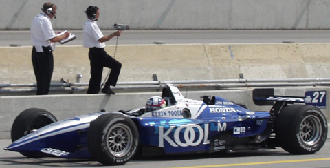 Dario Franchitti in Action