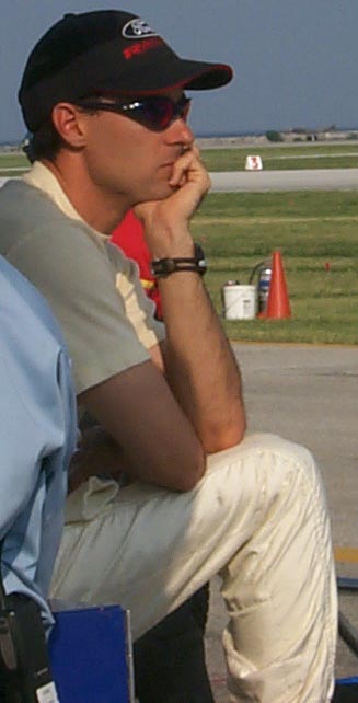 Bryan Herta on Pit Wall