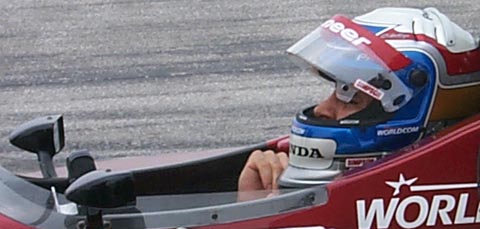 Alex Zanardi In Car In Pits