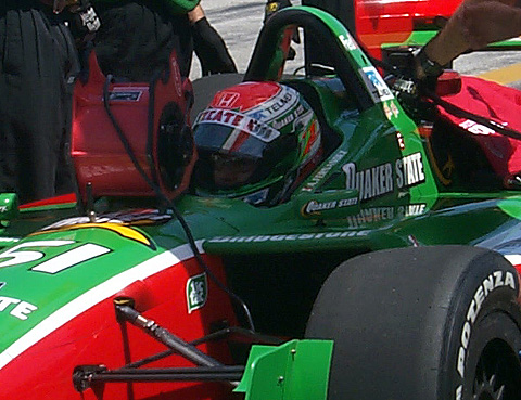 Adrian Fernandez Waiting in Car