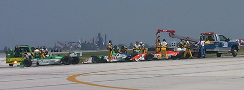 Cleanup of First Lap Crash