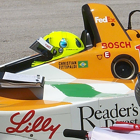 Christian Fittipaldi Waiting in Car