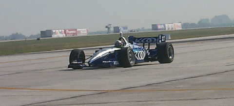 Dario Franchitti Pulling Off Course