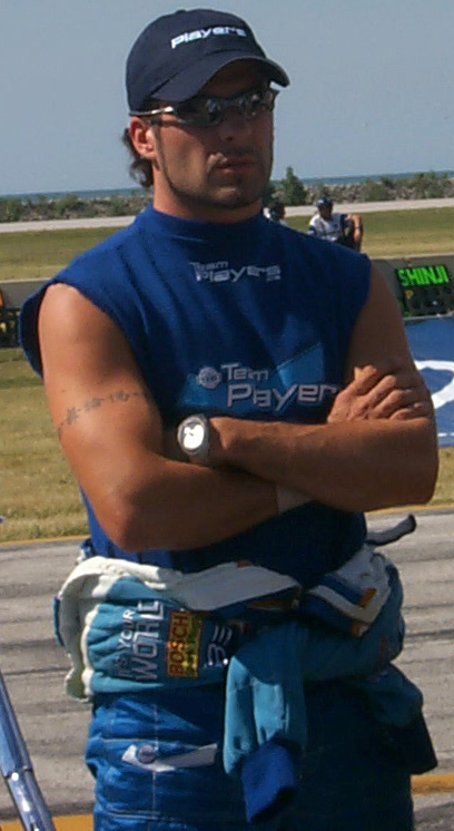 Alex Tagliani Standing in Pits