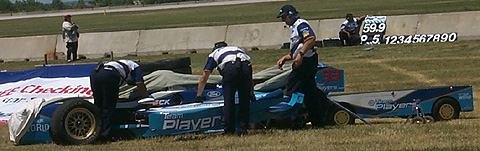 Crew Works On Tagliani's Backup