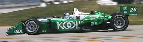 Third Place Paul Tracy In Action