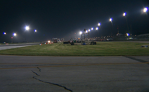 Cleveland Lit Up At Night