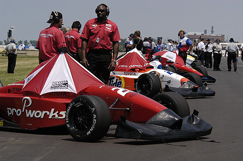 Toyota Atlantics Cars on Pregrid