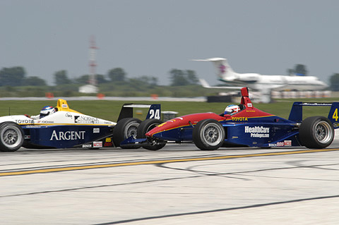 Danica Patrick Passes Ronnie Bremer