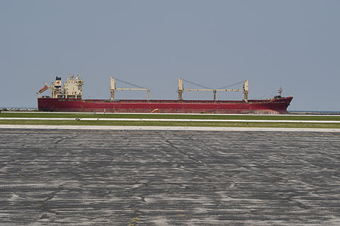 Tanker Ship on Lake Erie
