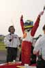 Sebastien Bourdais Exults After Winning Race Thumbnail