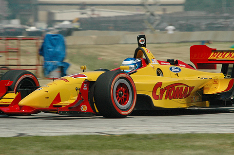 Ryan Hunter-Reay in Action