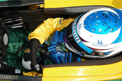 Marcus Marshall Sitting in Cockpit