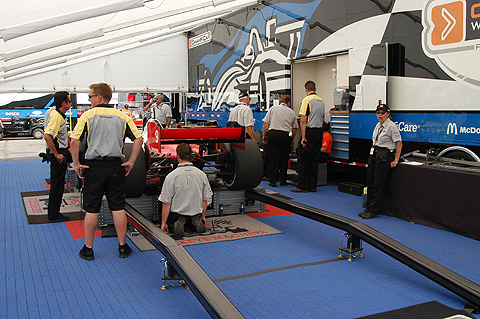 Champ Car Tech Shed