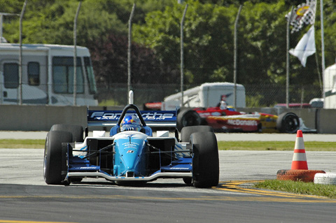 A.J. Allmendinger in Action