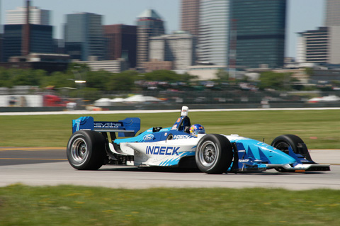 A.J. Allmendinger in Action