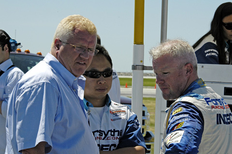 Paul Tracy, Neil Micklewright, and Eric Zeto