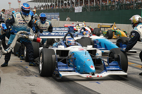 Paul Tracy Pit Stop