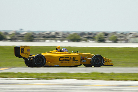 Graham Rahal in Action