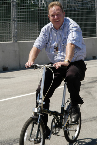 Dale Coyne Riding Pit Bike
