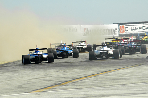 Cars Kick Up Dust