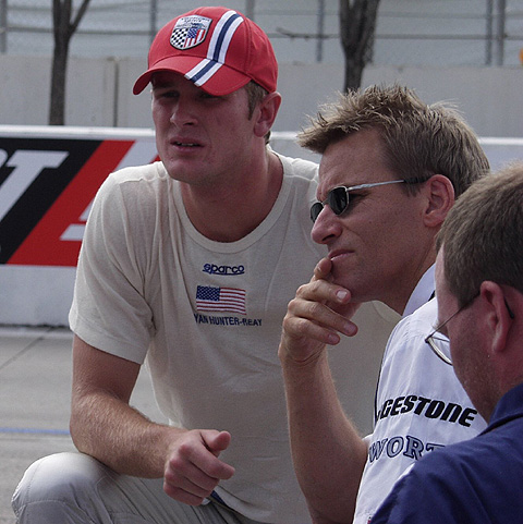 Ryan Hunter-Reay w/Stefan Johansson