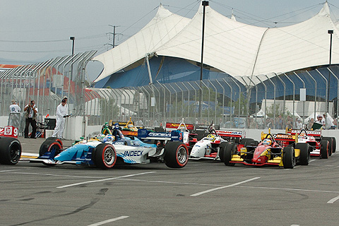 Paul Tracy Gets Bumped by Alex Tagliani