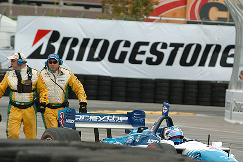 Paul Tracy Waits For Help