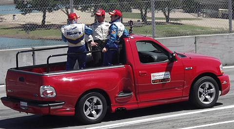 Top Three Finishers on Truck