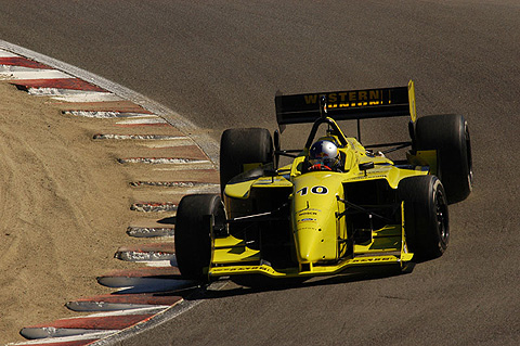 A.J. Allmendinger in Corkscrew