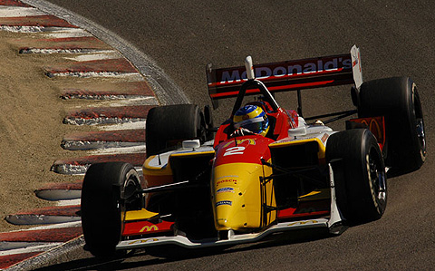 Sebastien Bourdais in Corkscrew