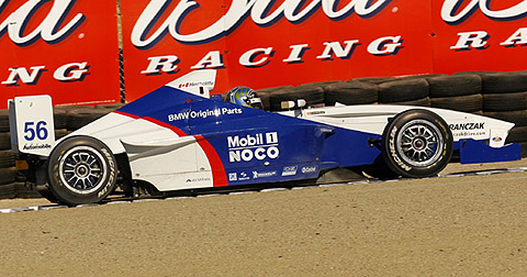 Formula BMW Rookie of the Year James Hinchcliffe in Action