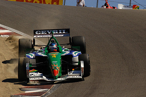 Ryan Hunter-Reay in Corkscrew