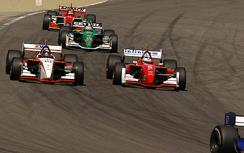 Cars Line Up To Pass Gaston Mazzacane