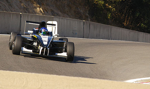 Formula BMW Champion Andreas Wirth in Action