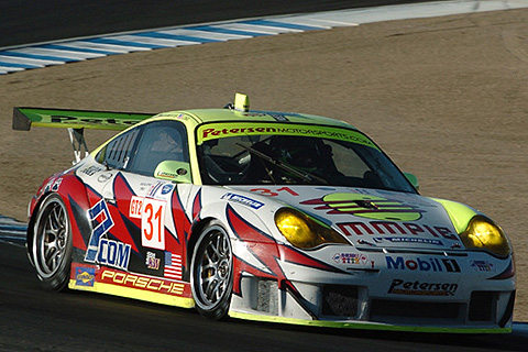 Jorg Bergmeister and Patrick Long in Porsche 911 GT3 RSR