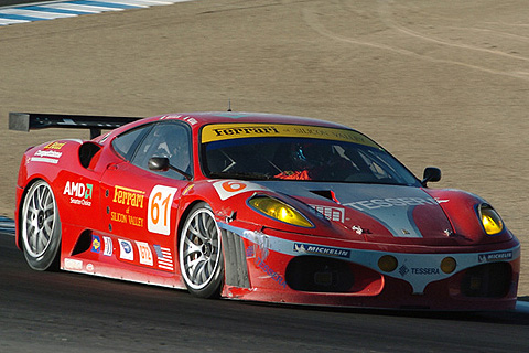 Andrea Bertolini and Maurzio Median in Ferrari 430 GT Berlinetta