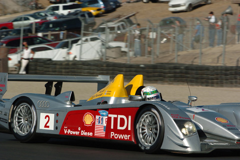 Rinaldo Capello and Alan McNish in Audi R10