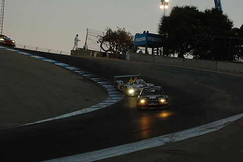 Cars Going Through Corkscrew