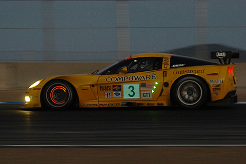 Corvette C6-R at Night