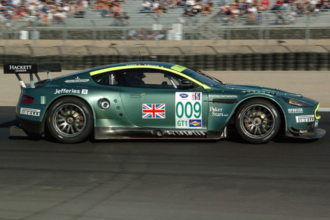 Pedro Lamy and Stephane Sarrazin in Aston Martin DBR9